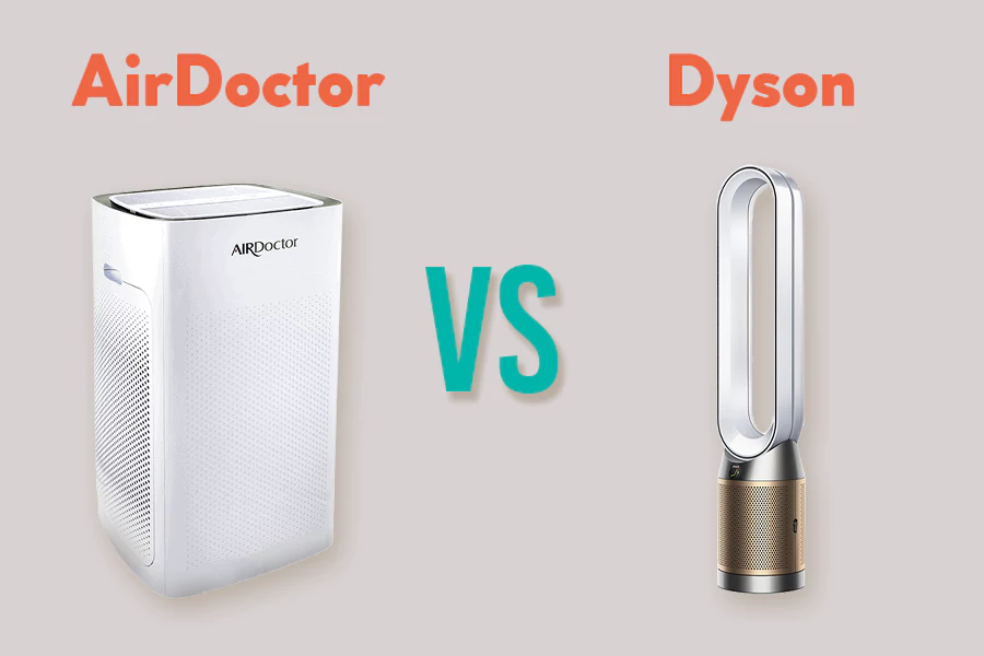 Dyson Cool Formaldehyde TP09 beside AirDoctor 5500