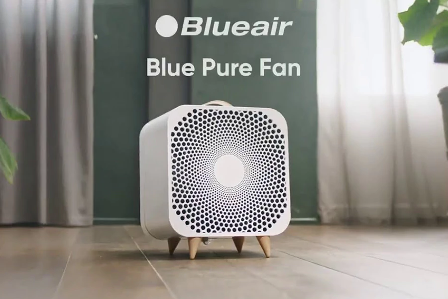 Blueair Pure fan circulating and purifying air in a room