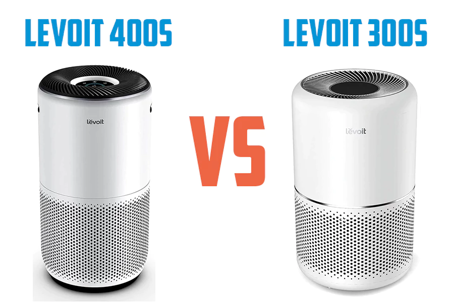 Comparative imagery of Levoit 400S and 300S models